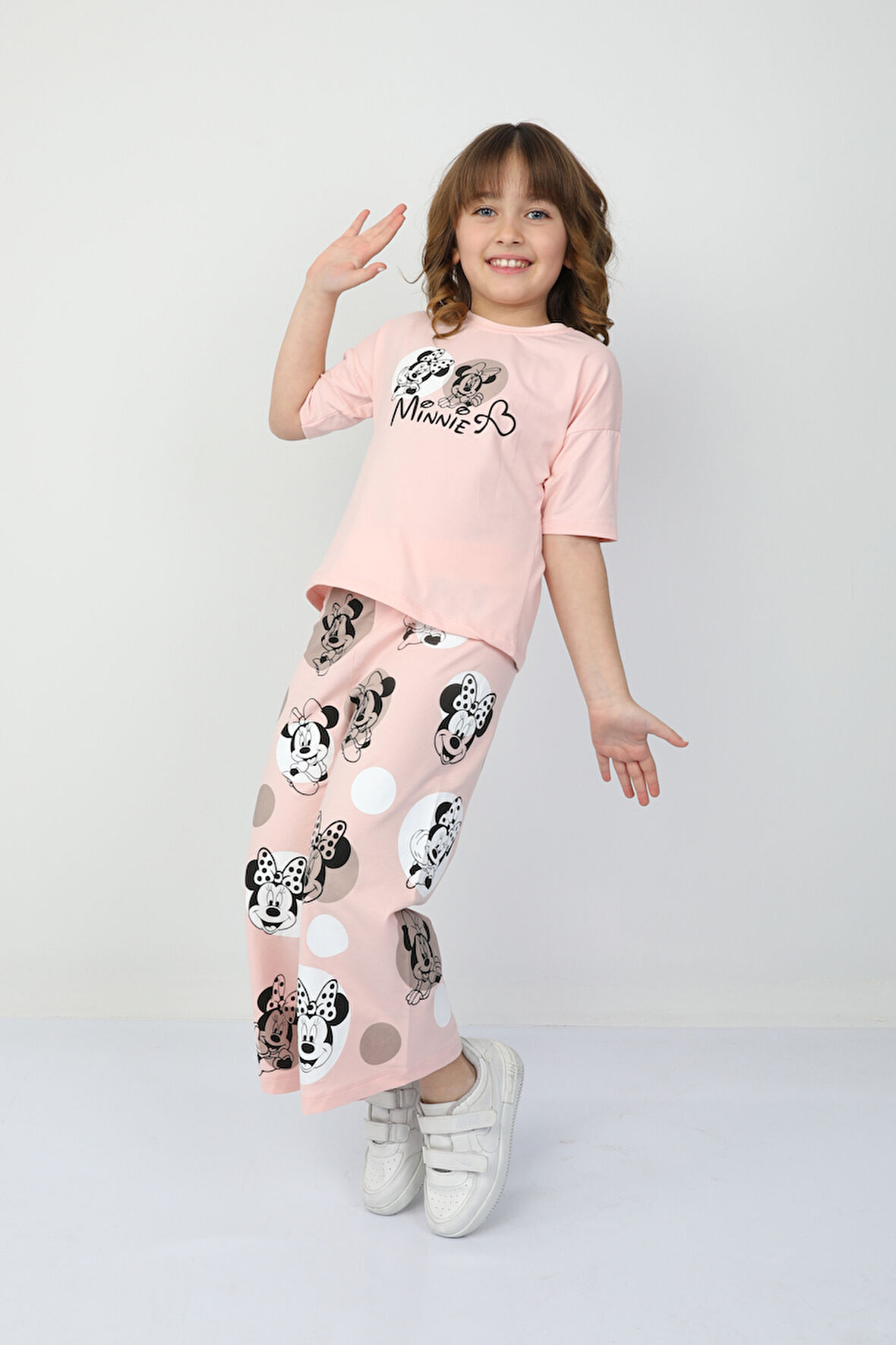Minnie Baskılı Kız Çocuk Takım 2549