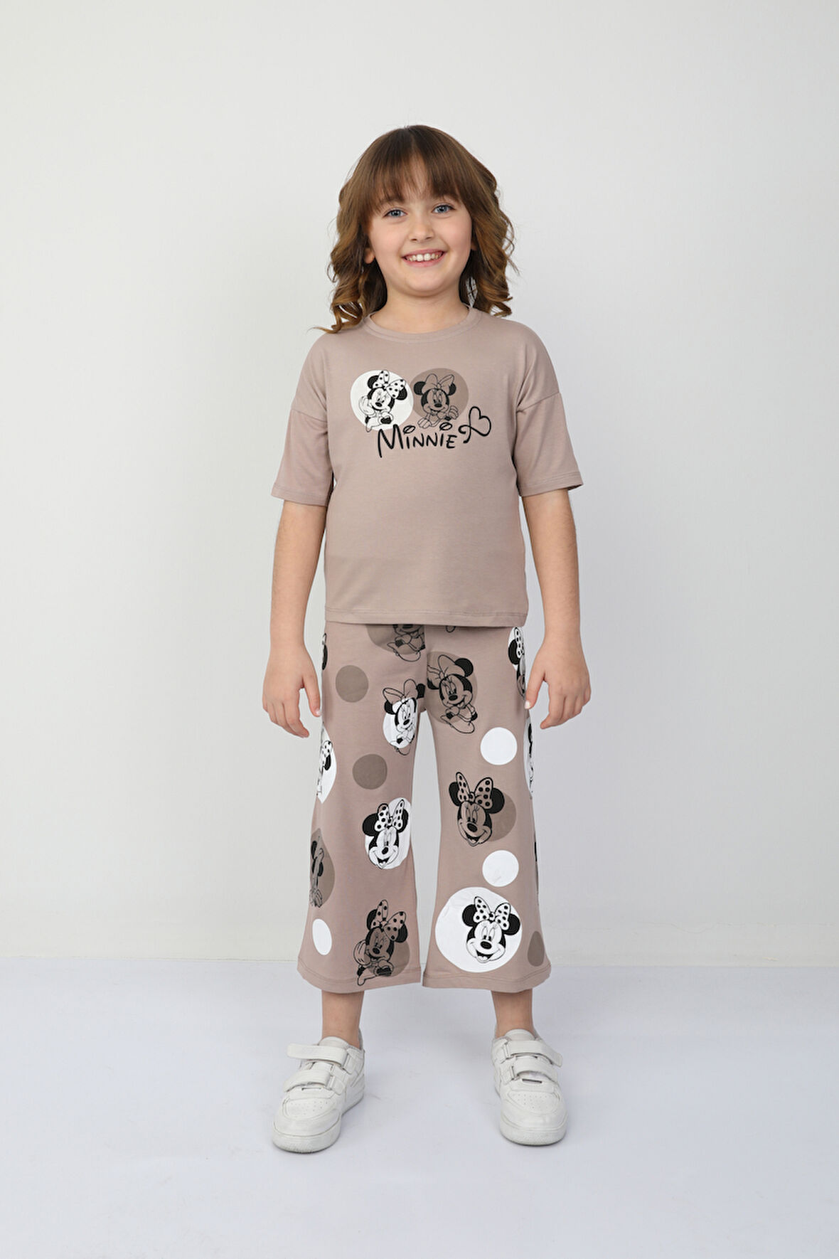 Minnie Baskılı Kız Çocuk Takım 2549