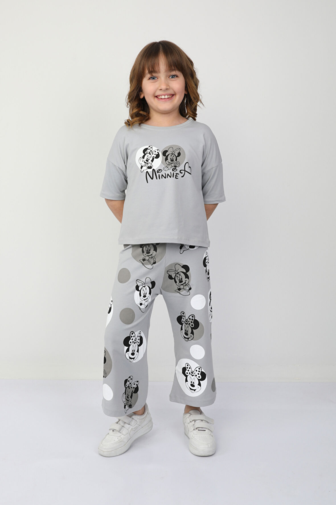 Minnie Baskılı Kız Çocuk Takım 2549
