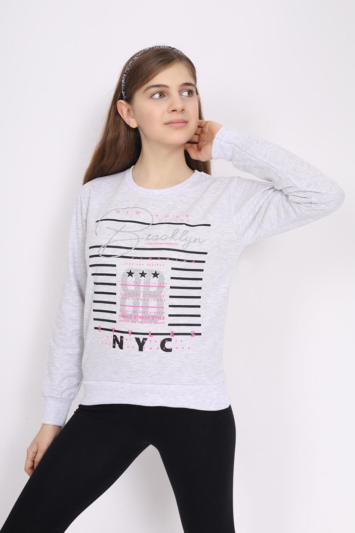 NEW YORK BROOKLYN BASKILI SWEATSHIRT ECCK-OLC-3894-13