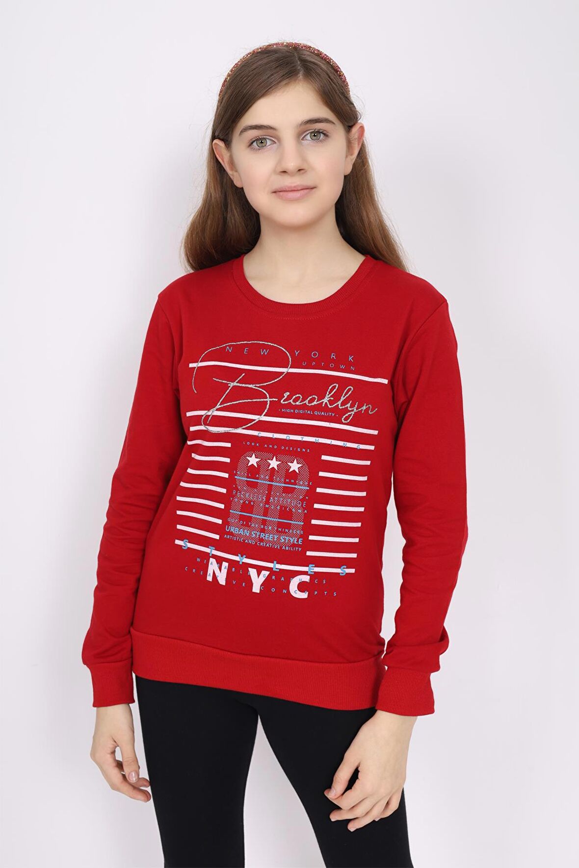 NEW YORK BROOKLYN BASKILI SWEATSHIRT ECCK-OLC-3894-13