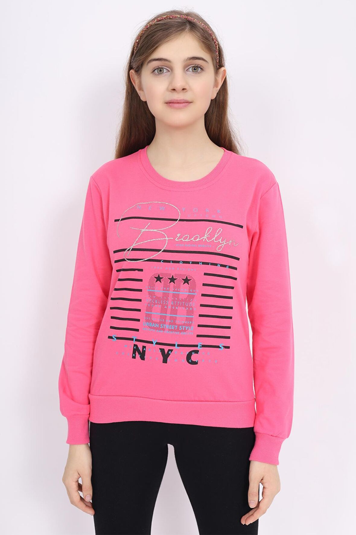 NEW YORK BROOKLYN BASKILI SWEATSHIRT ECCK-OLC-3894-13