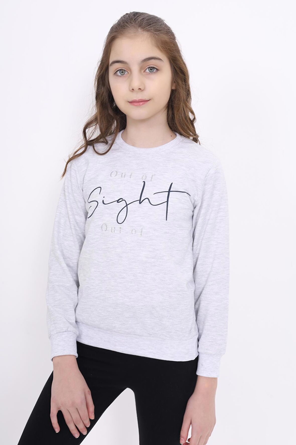 OUT OF SİGHT BASKILI SWEATSHIRT ECCK-OLC-3895-6