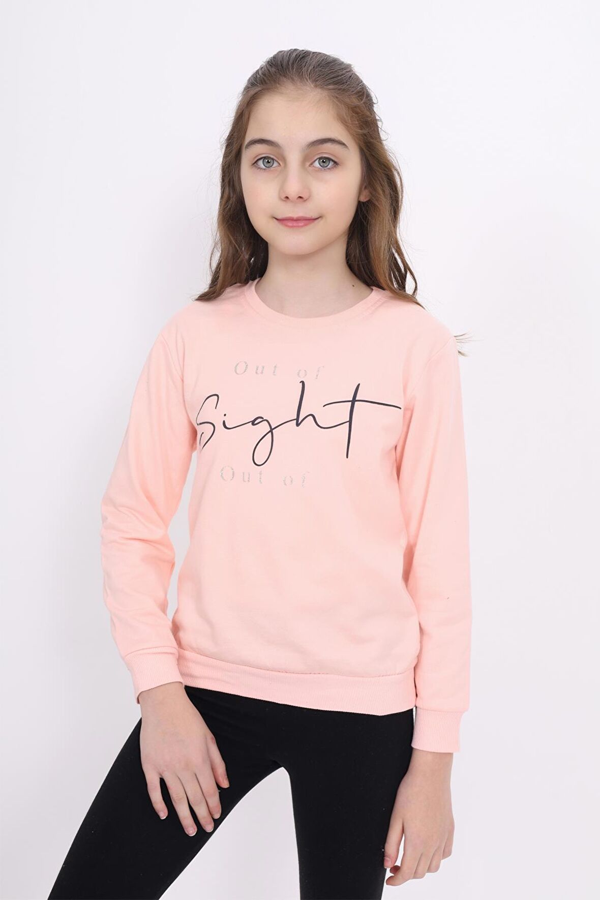 OUT OF SİGHT BASKILI SWEATSHIRT ECCK-OLC-3895-6