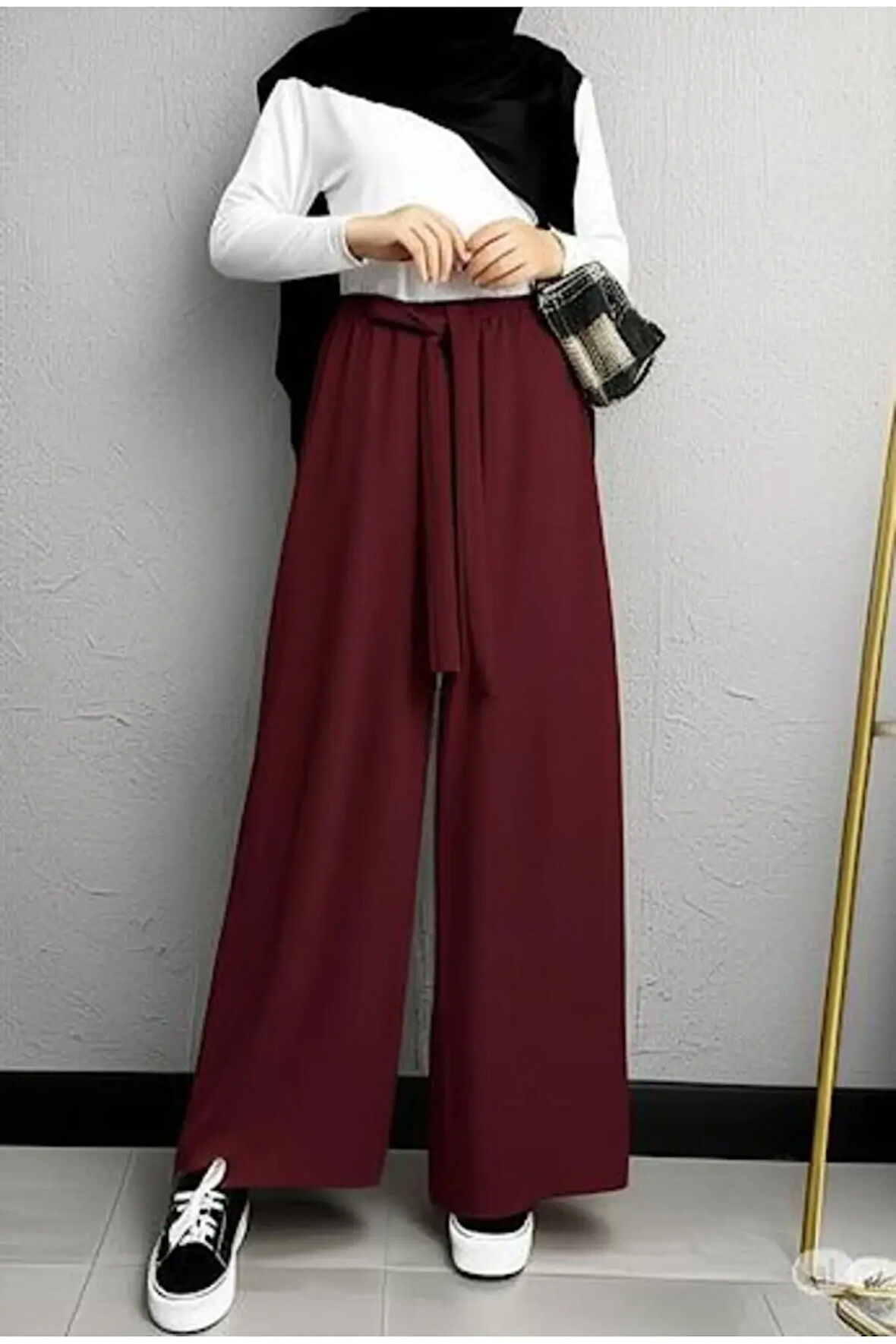 SCUBA KREP BOLPAÇA KUŞAKLI PANTOLON