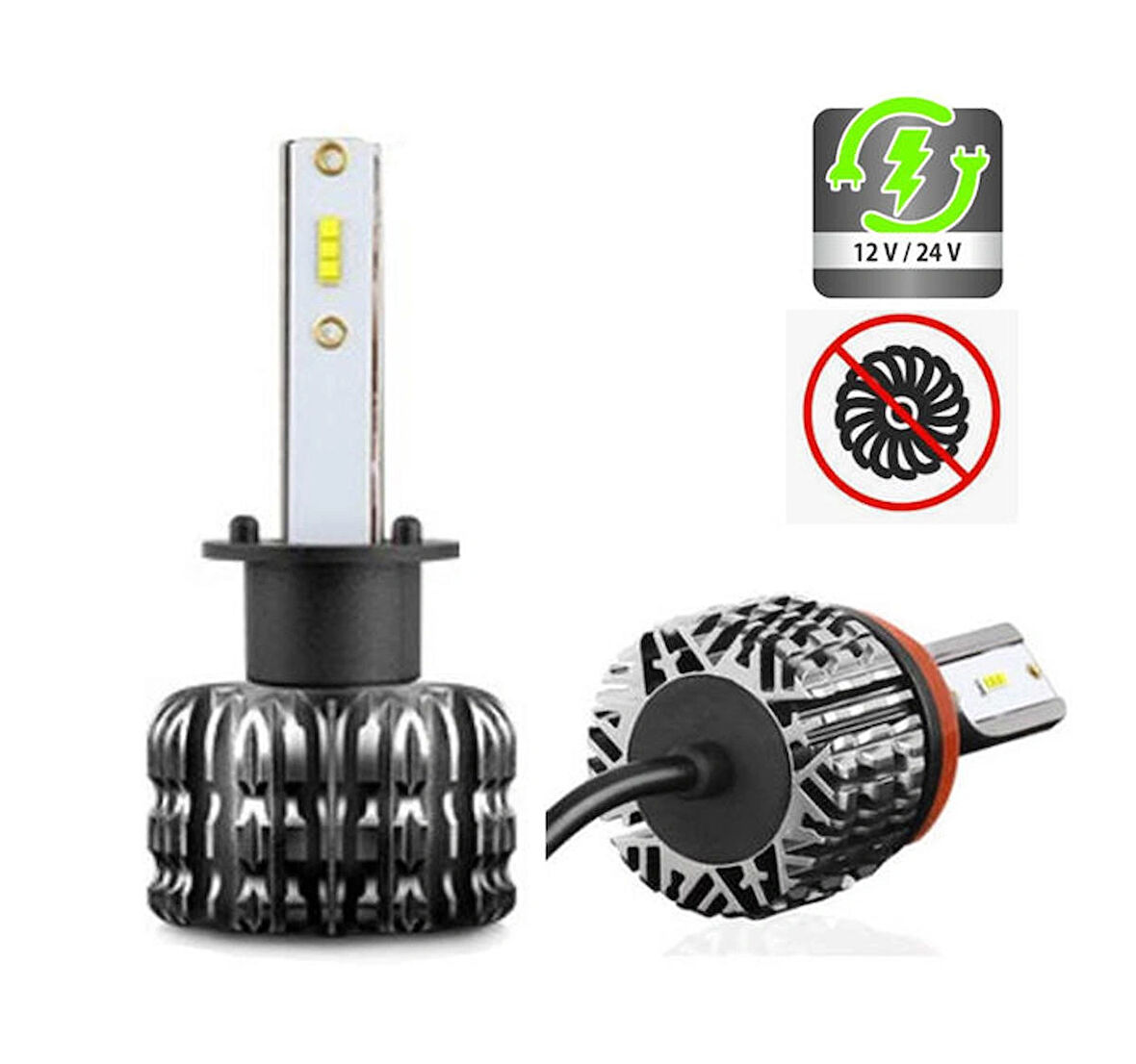Femex Eco Power H1 Şimşek Etkili Led Xenon 36W 6.000 Lumen Fansız