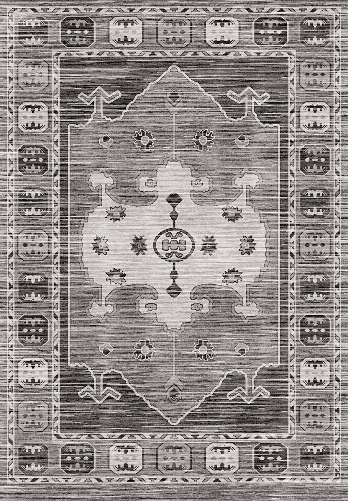 Pamuk Dokuma Taban Kaymaz Yıkanabilir Klasik Desenli  Salon Halısı Mutfak Halısı Koridor Halısı