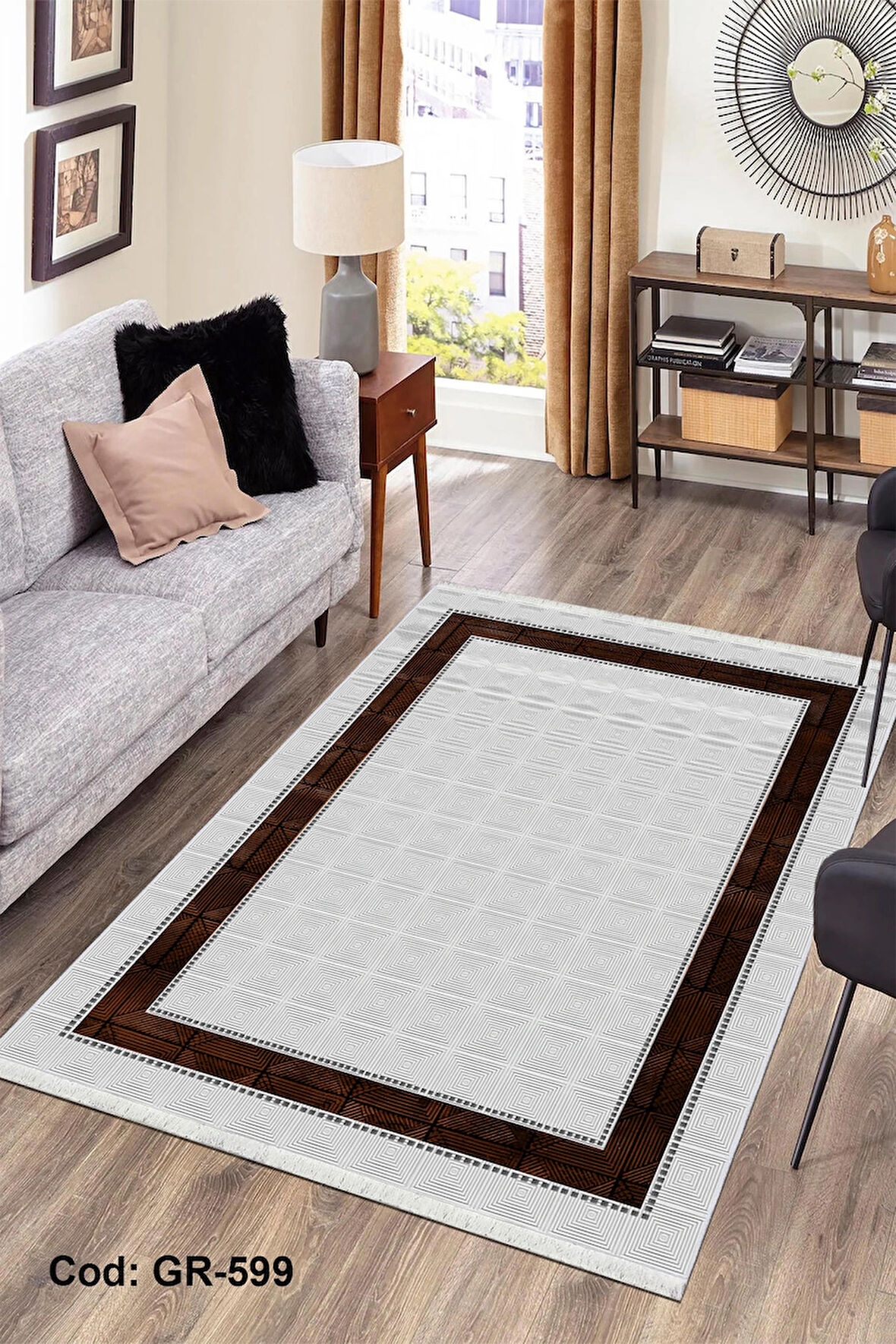 Pamuk Dokuma Taban Kaymaz Yıkanabilir Klasik Desenli  Salon Halısı Mutfak Halısı Koridor Halısı