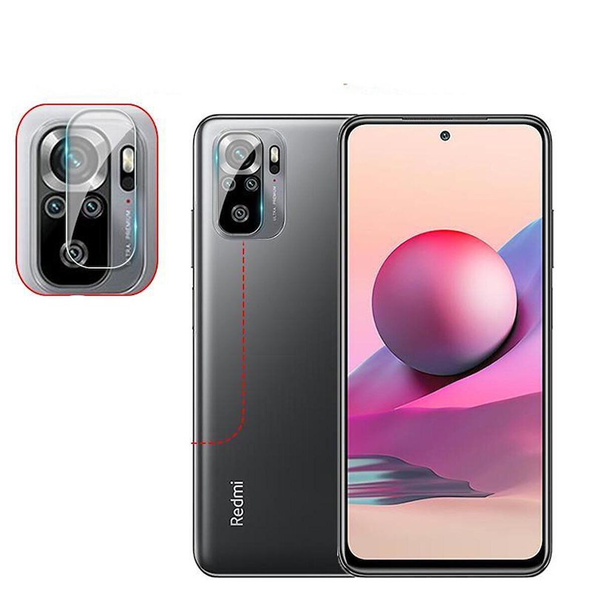ECR Redmi Note 10 Pro Nano Kamera Koruyucu Film(2 Adet)
