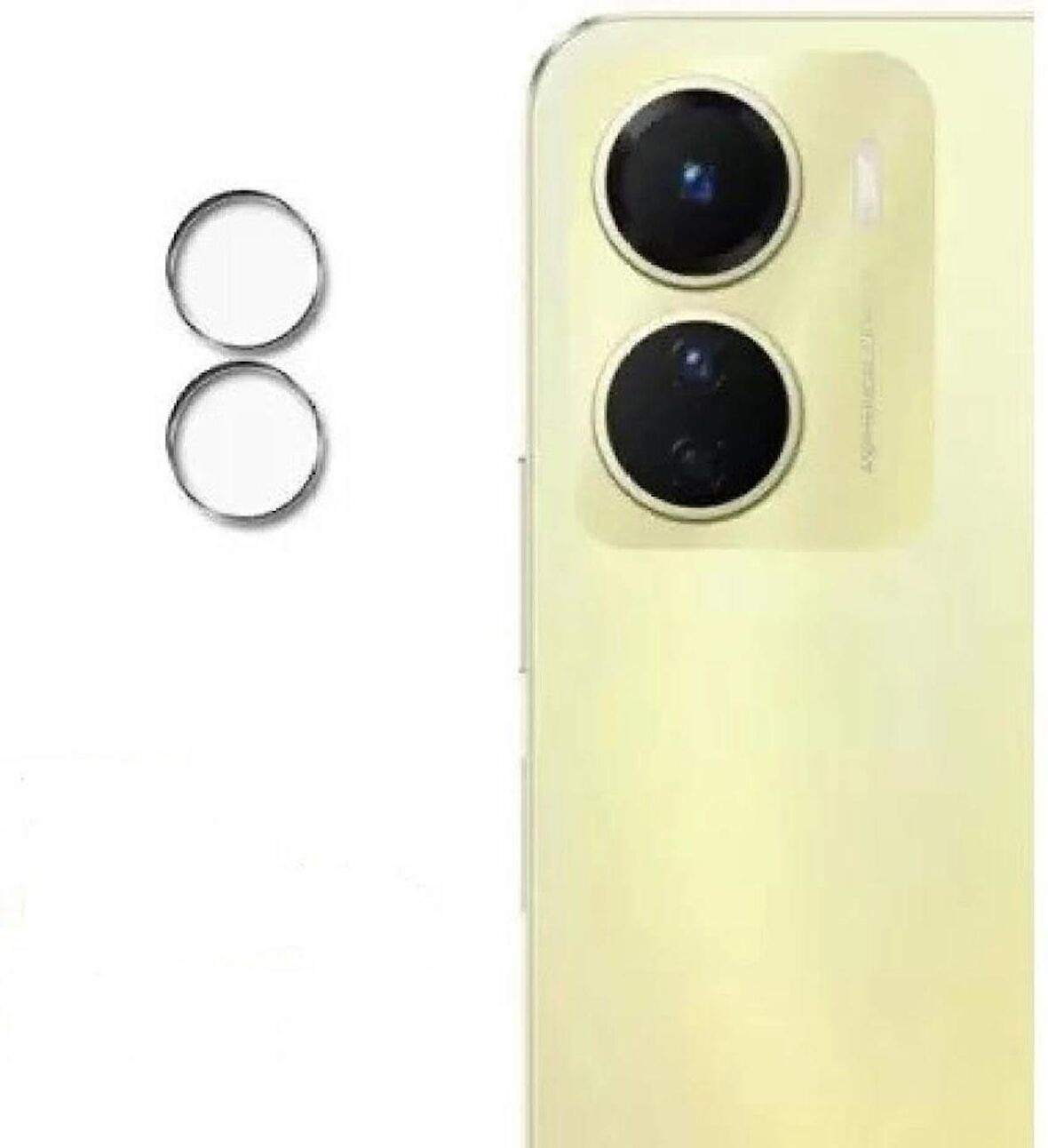 Vivo Y16 Esnek Nano Kamera Lens Koruyucu (1 Set)