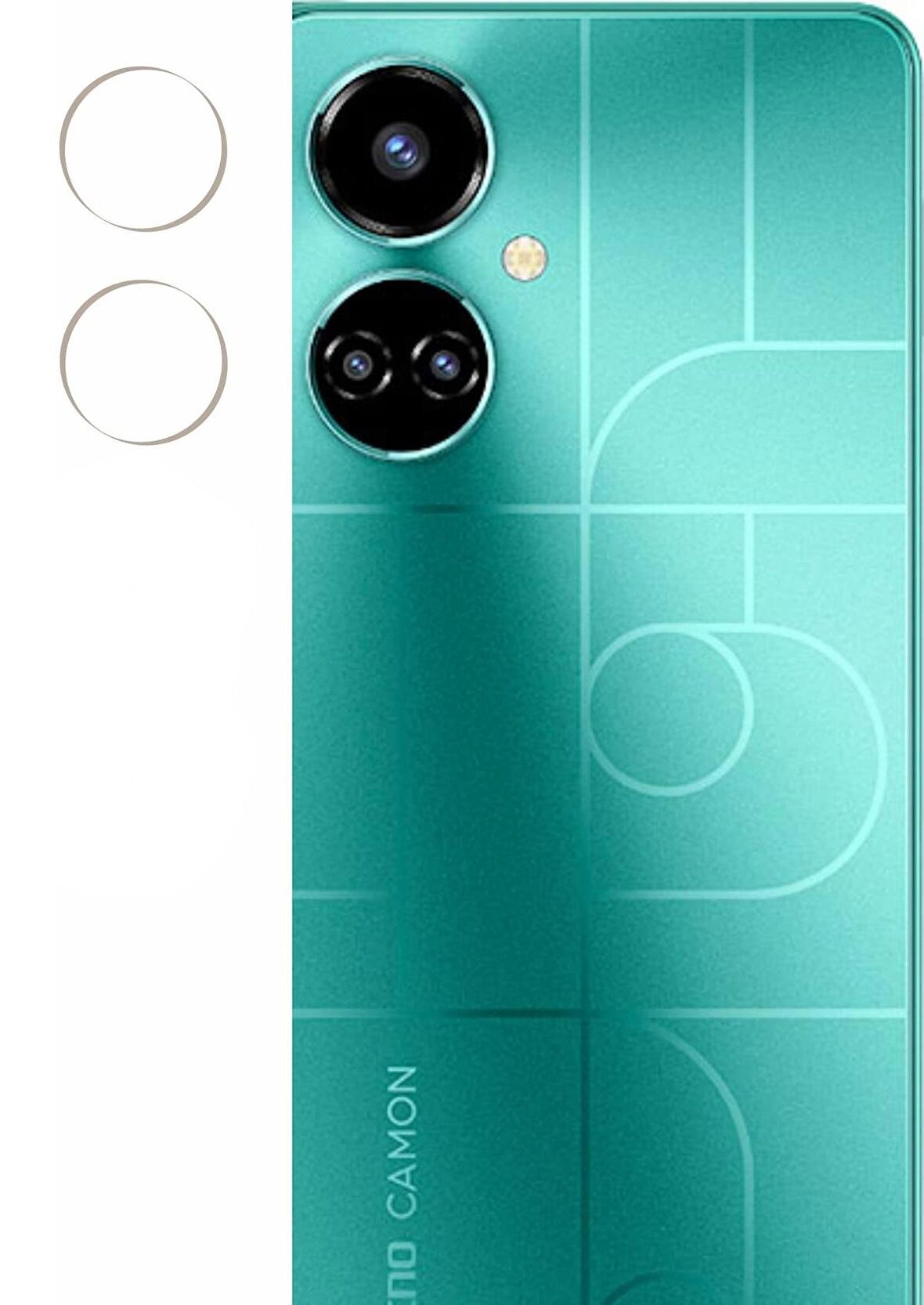 Tecno Camon 19 Pro Esnek Nano Kamera Lens Koruyucu (1 Set)