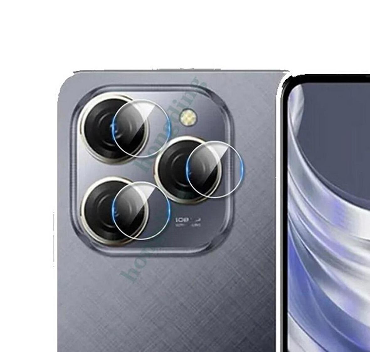 Tecno Spark 20 Pro Esnek Nano Kamera Lens Koruyucu (1 Set)