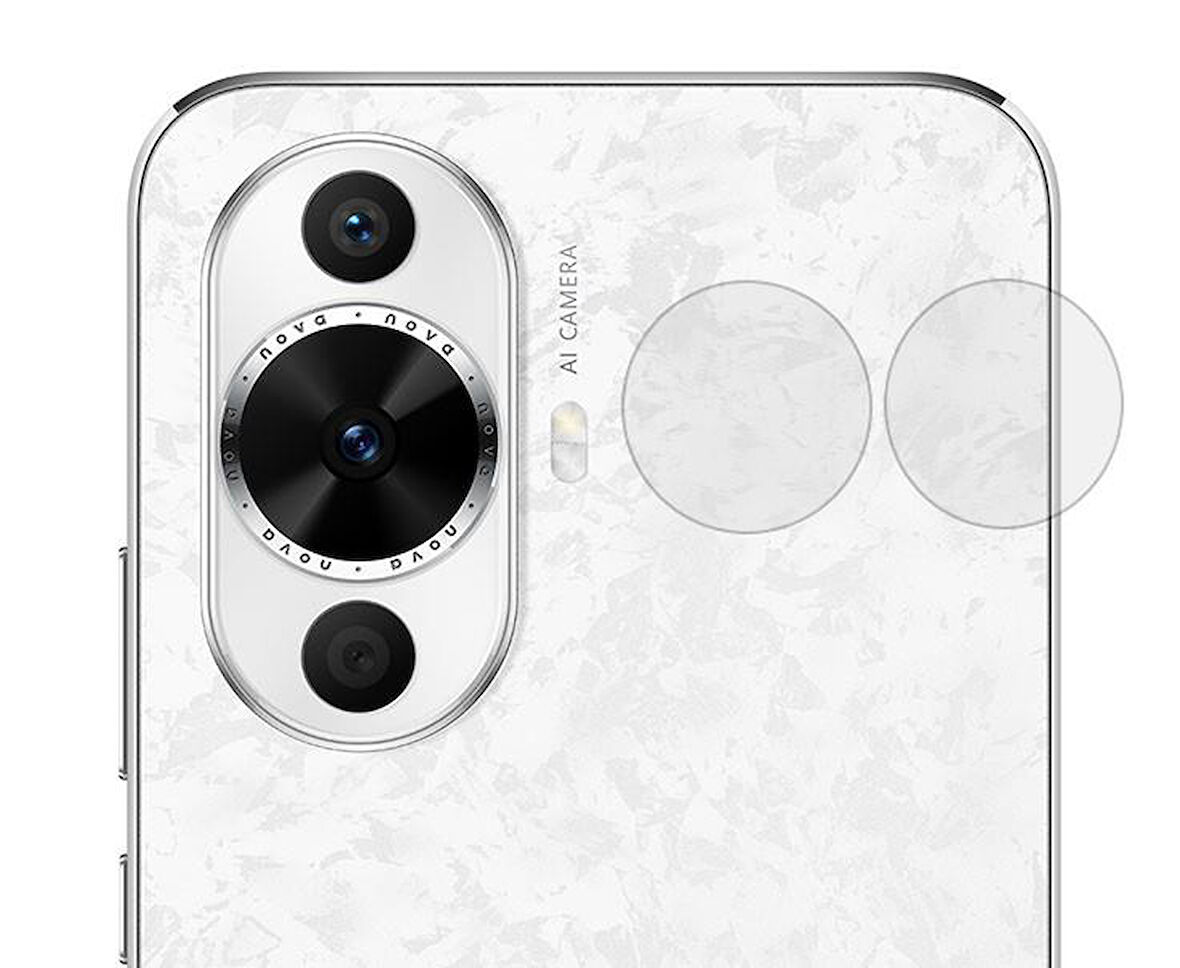 Huawei Nova 12S Esnek Nano Kamera Lens Koruyucu (2 Adet)