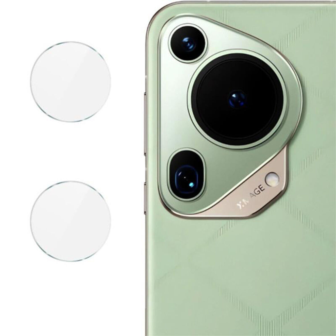 Huawei Pura 70 Pro Esnek Nano Kamera Lens Koruyucu (2 Adet)