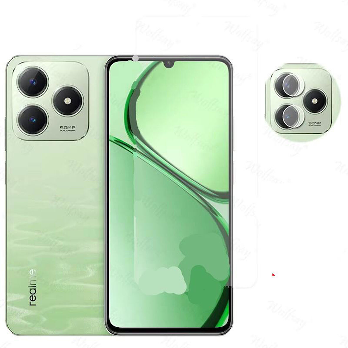 Realme C63 Esnek Nano Kamera Lens Koruyucu (1 Set)