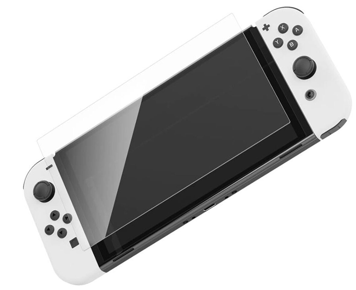 Nintendo Switch Lite ile Uyumlu Ekran Koruyucu 9H Esnek Nano ŞEFFAF 5.5 Inç 