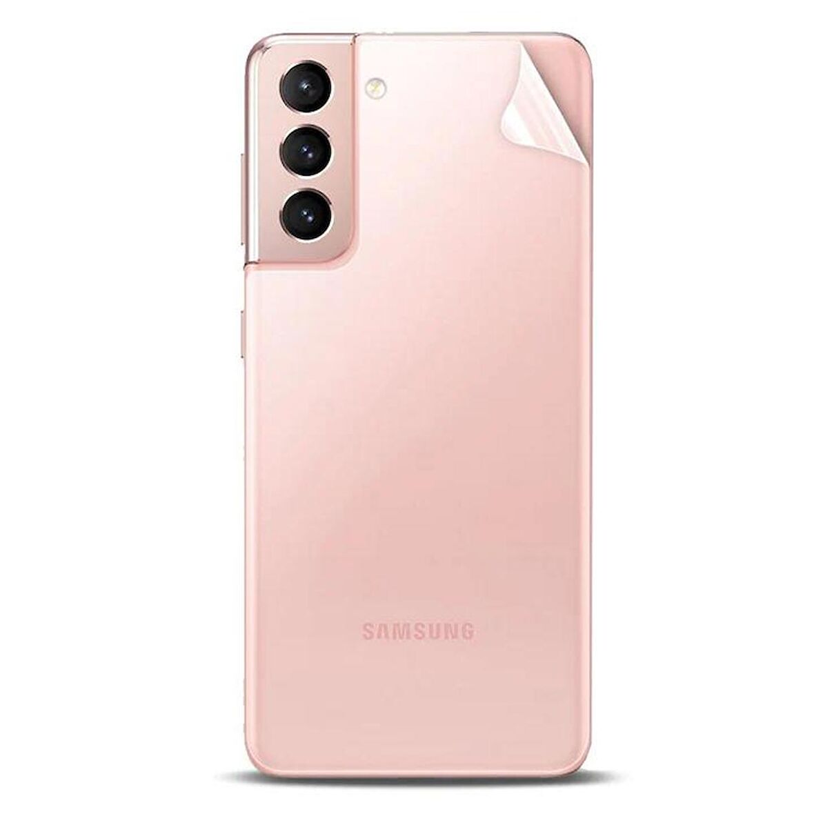 Samsung Galaxy S21 ile Uyumlu Arka Kırılmaz MAT Esnek Nano Koruyucu