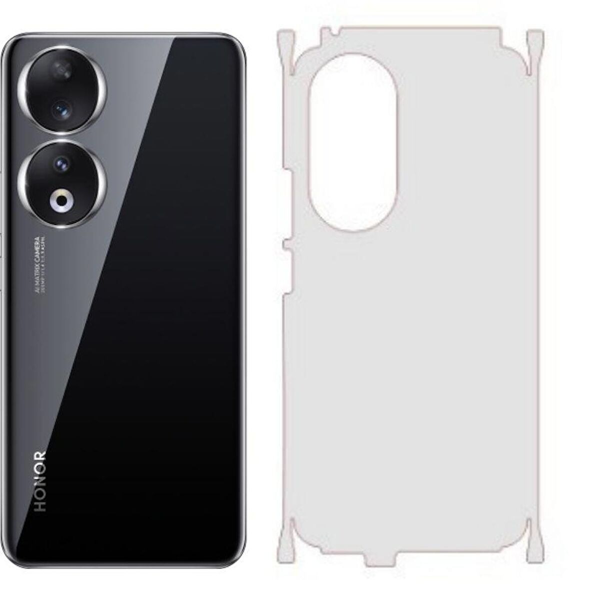 Honor 90 ile Uyumlu MAT Arka Kaplama