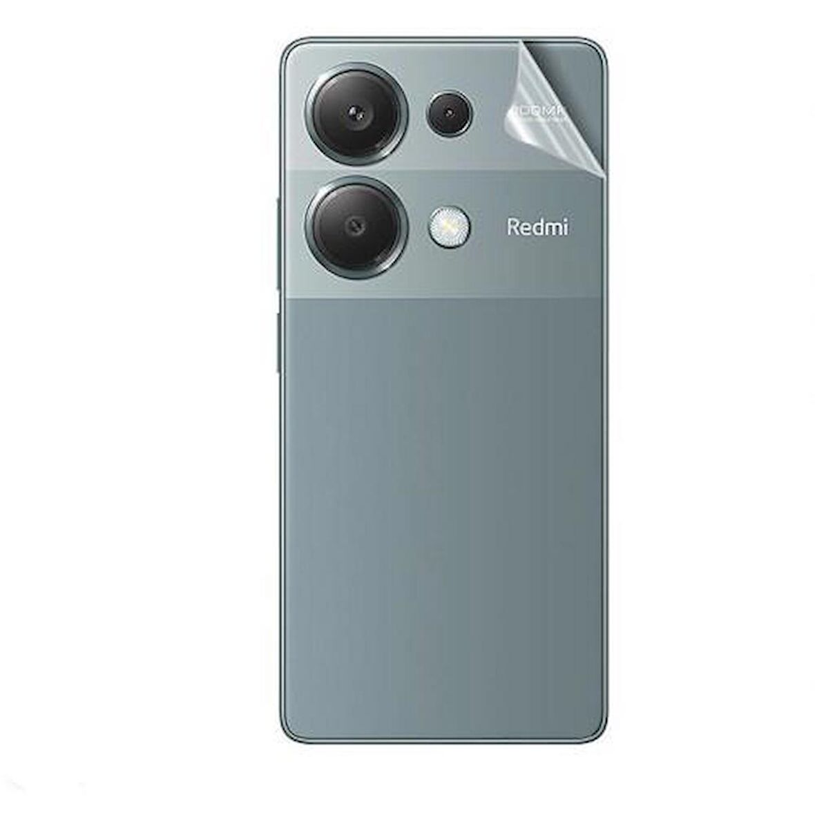 Redmi Note 13 Pro 4G ile Uyumlu Arka Kırılmaz MAT Esnek Nano Koruyucu