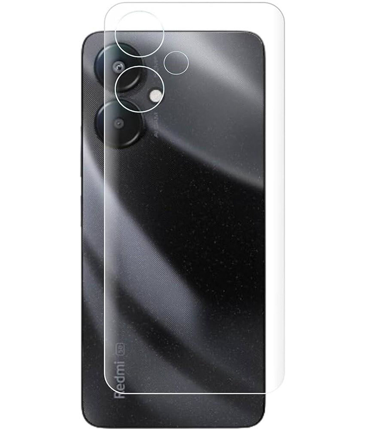 Redmi 13C ile Uyumlu Arka Kırılmaz MAT Esnek Nano Koruyucu