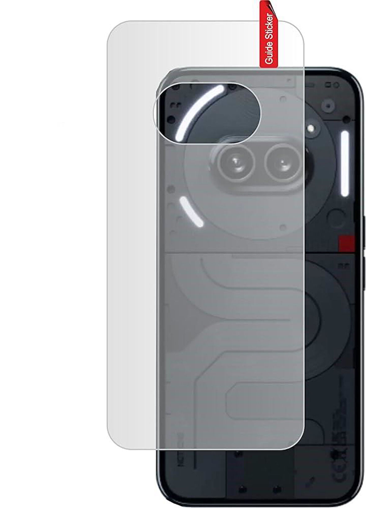 Nothing Phone 2a ile Uyumlu ŞEFFAF Arka Esnek Nano Koruyucu