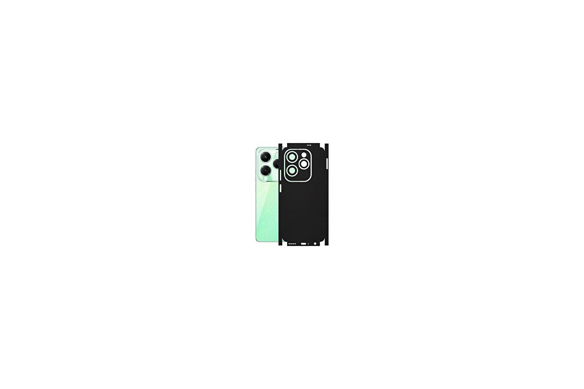 Infinix Hot 40 Pro Mat Siyah Arka Kaplama