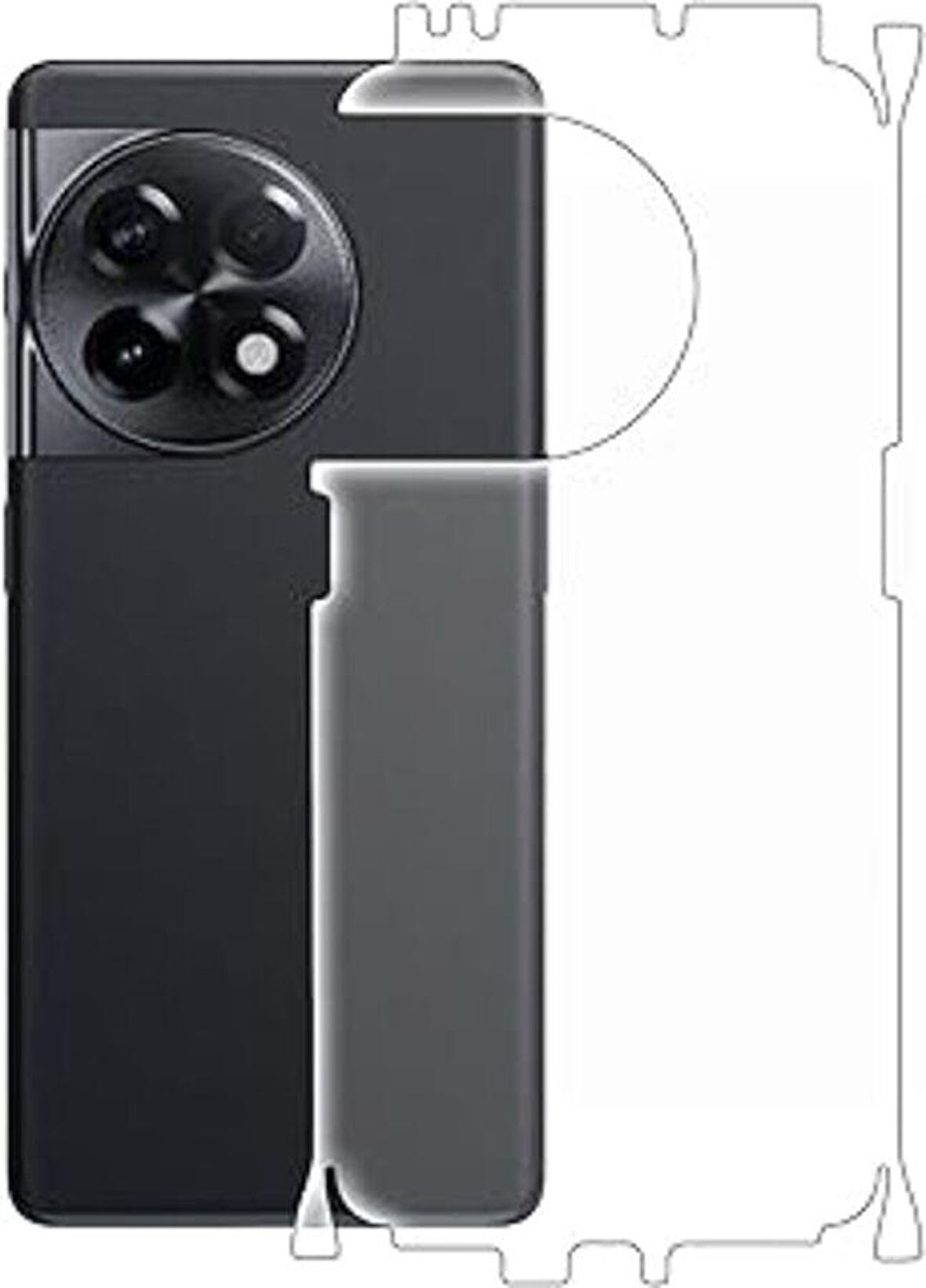 Oneplus 11R ile Uyumlu MAT TPU Arka Kaplama 360