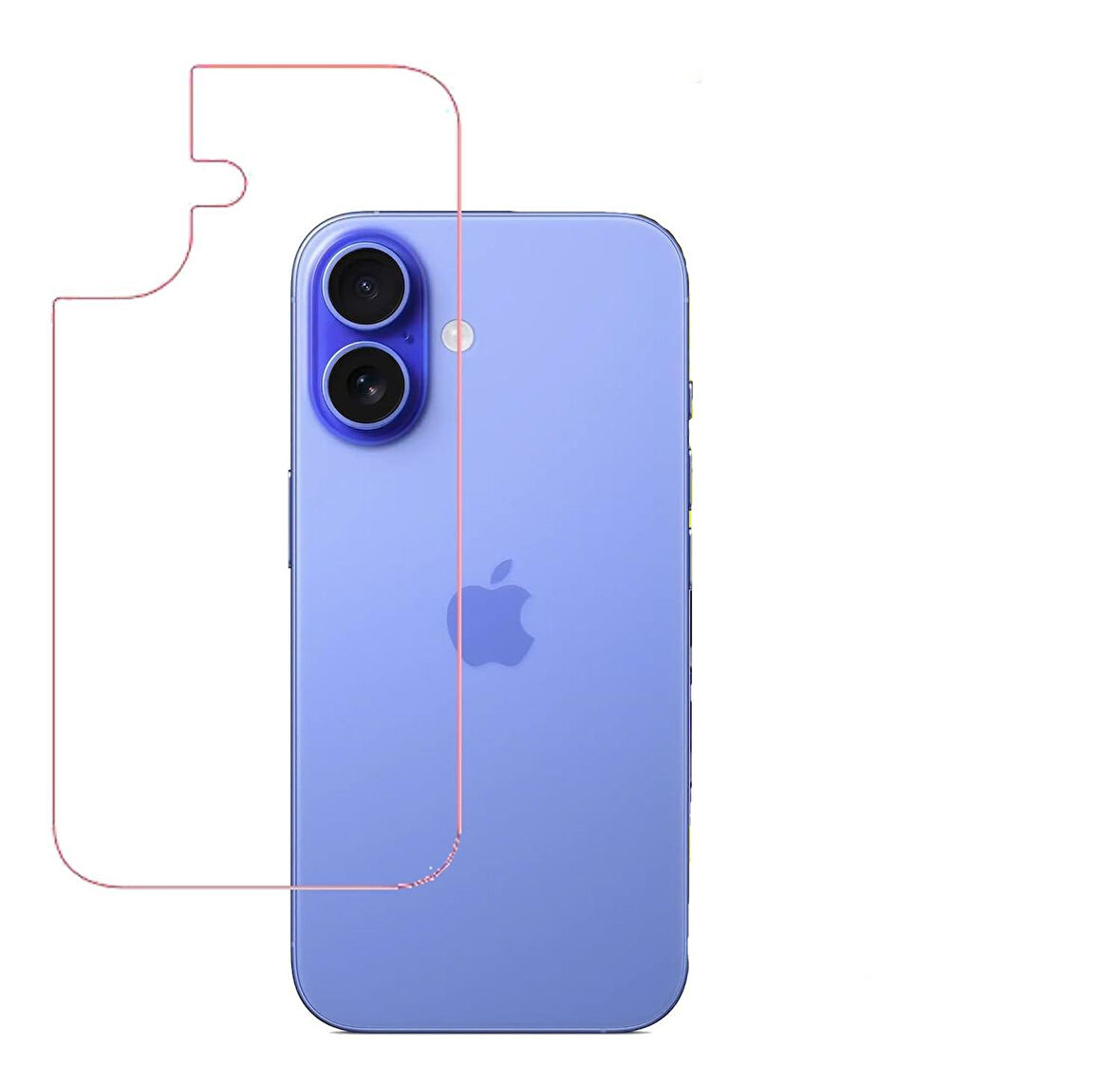 Iphone 16 Plus Uyumlu MAT Arka Esnek Nano Koruyucu