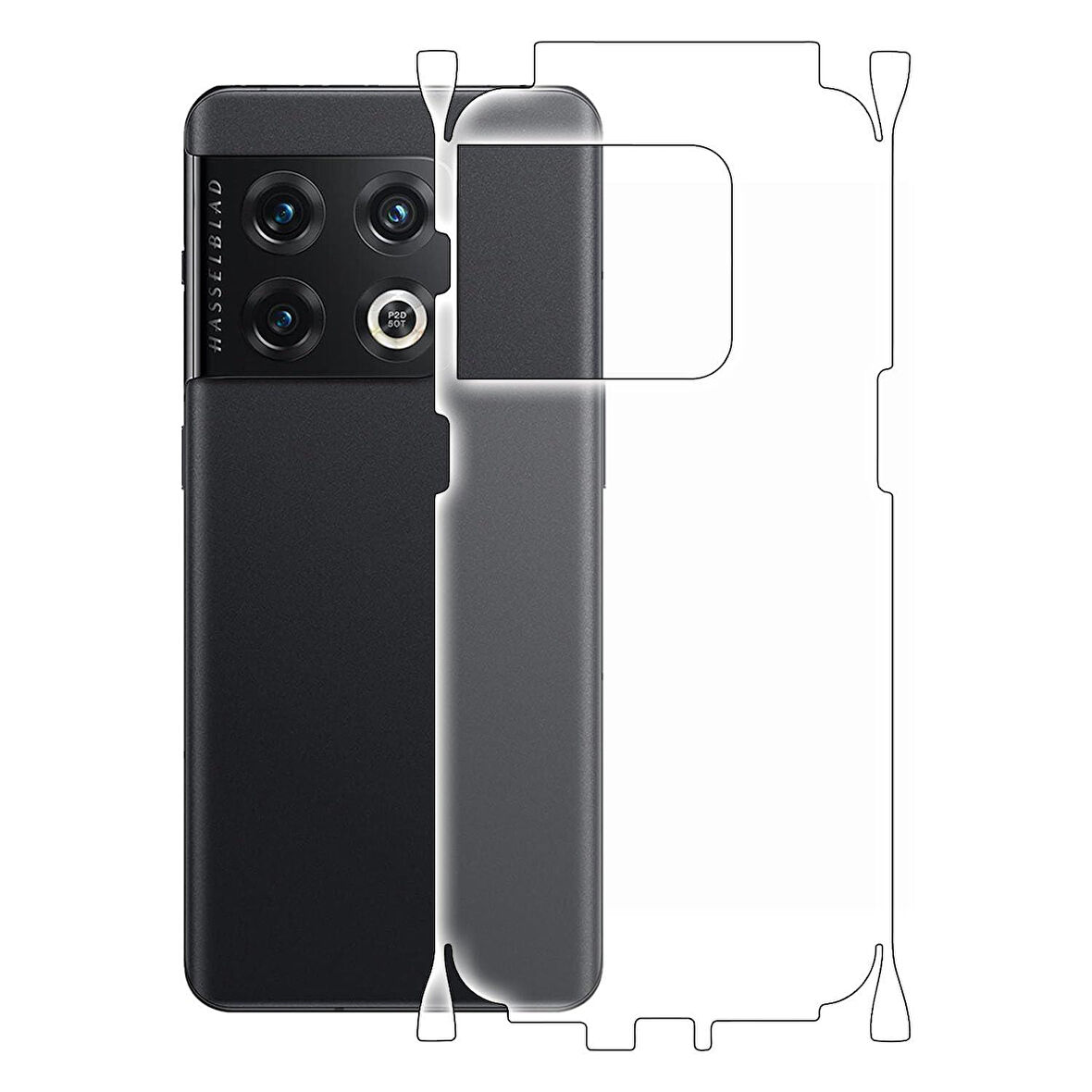 Oneplus 10 Pro ile Uyumlu MAT TPU Arka Kaplama 360