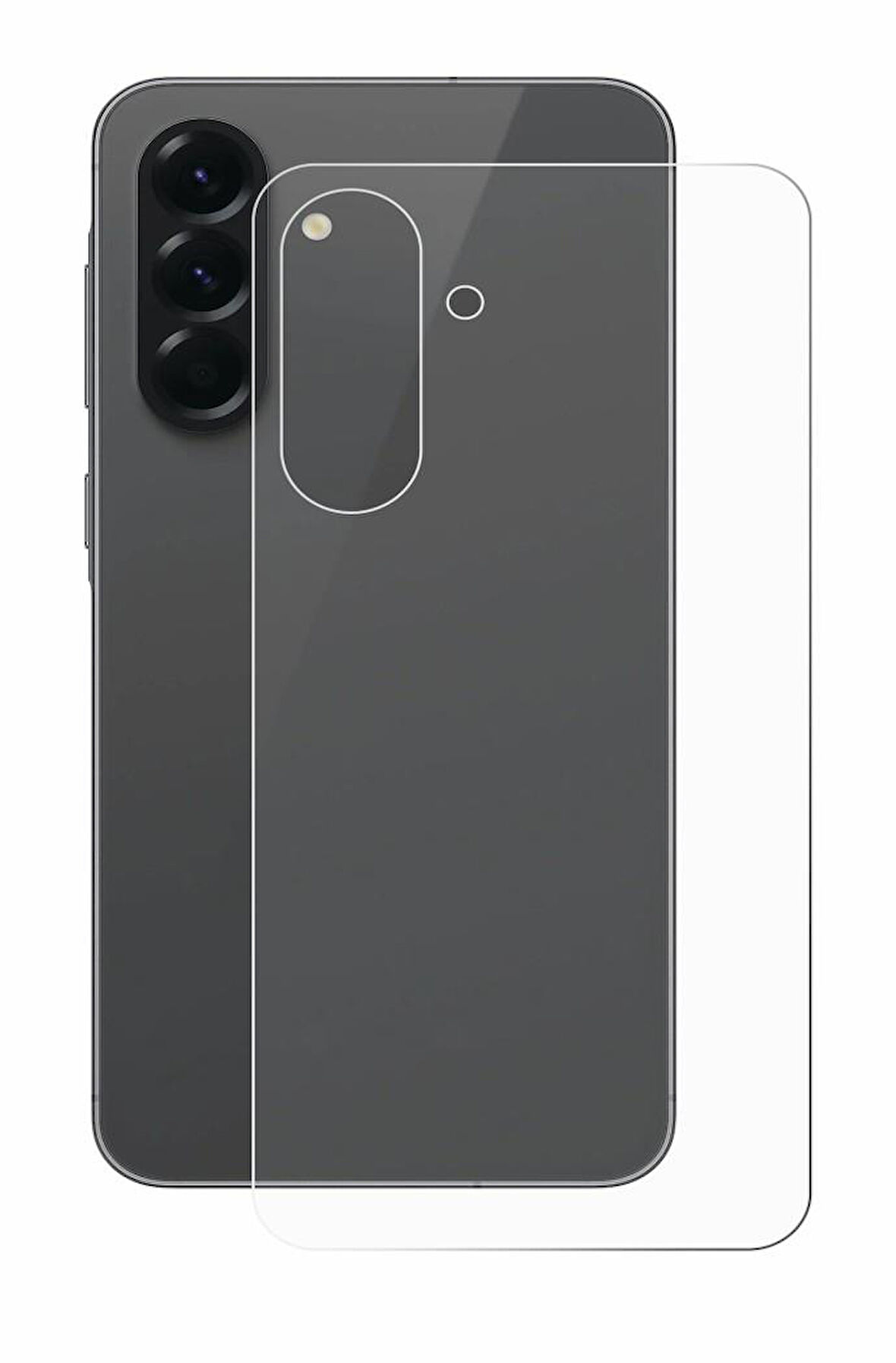 Samsung Galaxy A56 Uyumlu ŞEFFAF Arka Esnek Nano Koruyucu