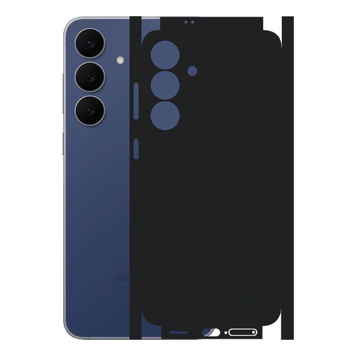 Samsung Galaxy S25 FE ile Uyumlu 360 Arka Kaplama 