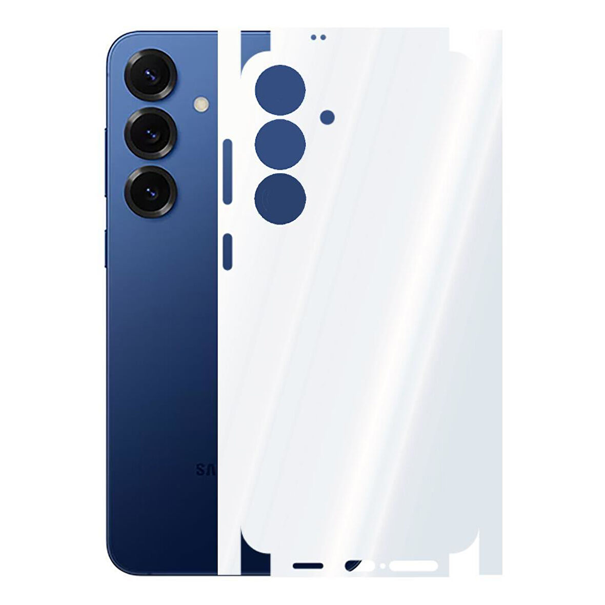 Samsung Galaxy S25+ ile Uyumlu 360 Arka Kaplama 