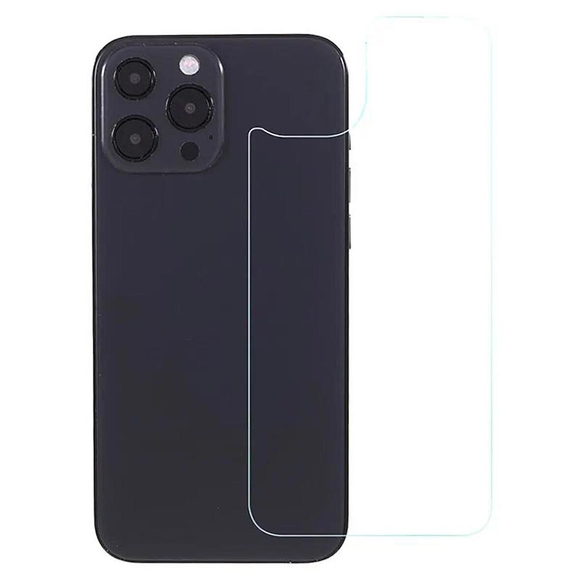 ECR Apple Iphone 14 Pro Max ile Uyumlu MAT Arka Esnek Nano Koruyucu
