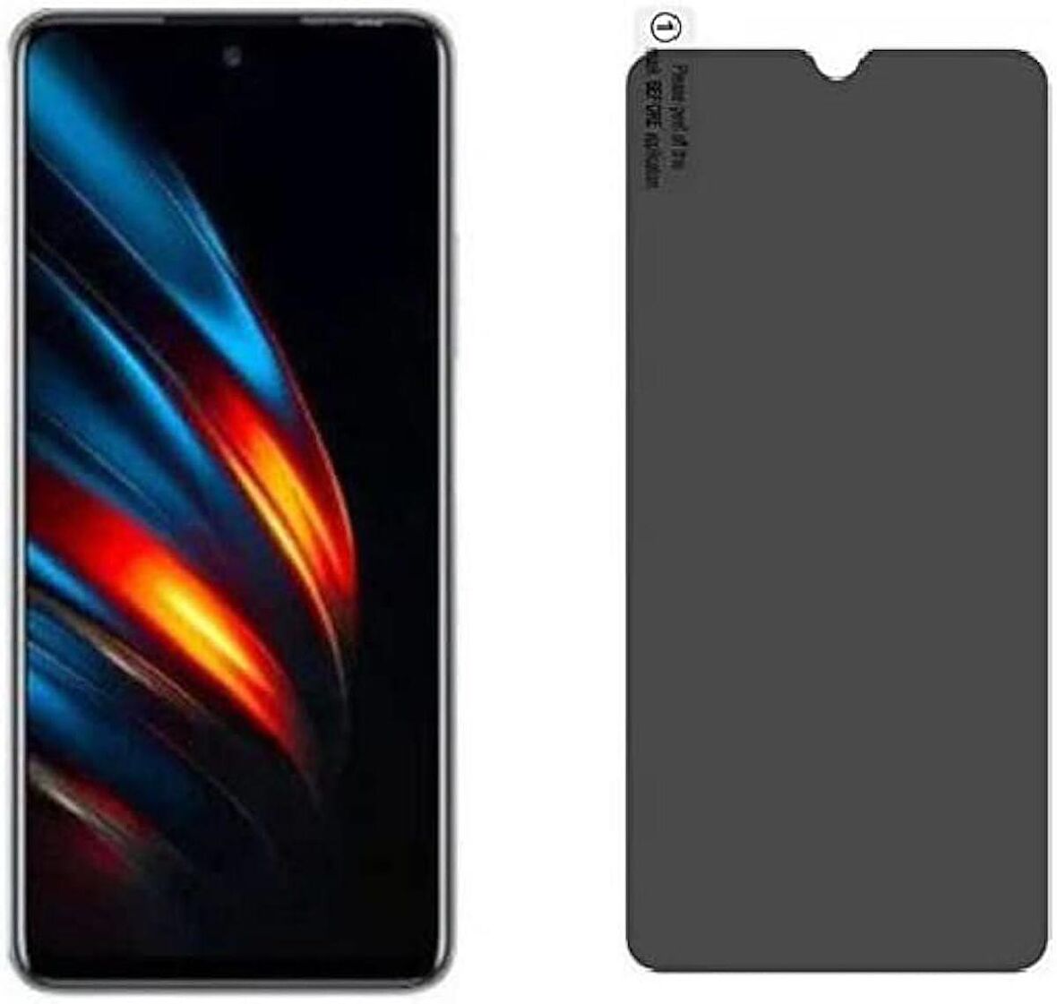 Tecno Pova 3 ile Uyumlu HAYALET Esnek Nano Kırılmayan Ekran Koruyucu