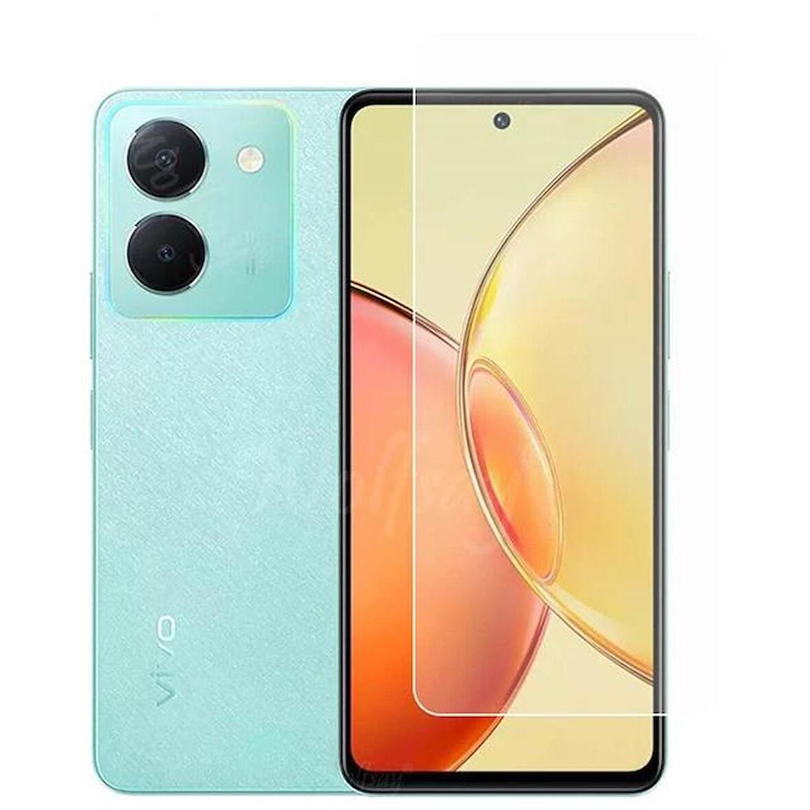 Vivo Y36 ile Uyumlu Şeffaf Esnek Nano Cam Ekran Koruyucu