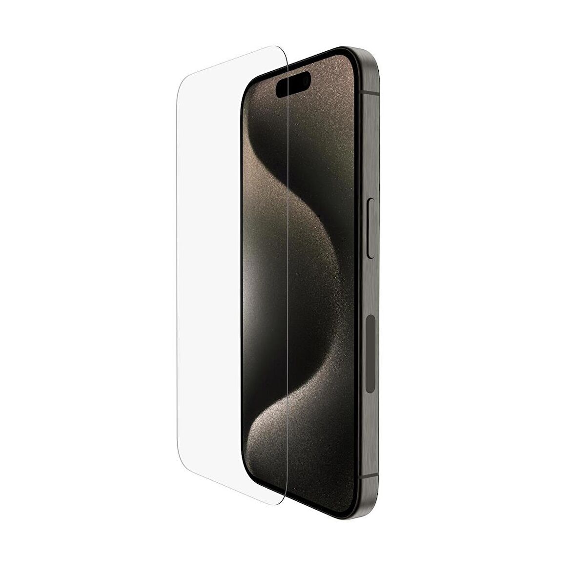 Iphone 15 ile Uyumlu Şeffaf Esnek Nano Cam Ekran Koruyucu(Çentiksiz Model)