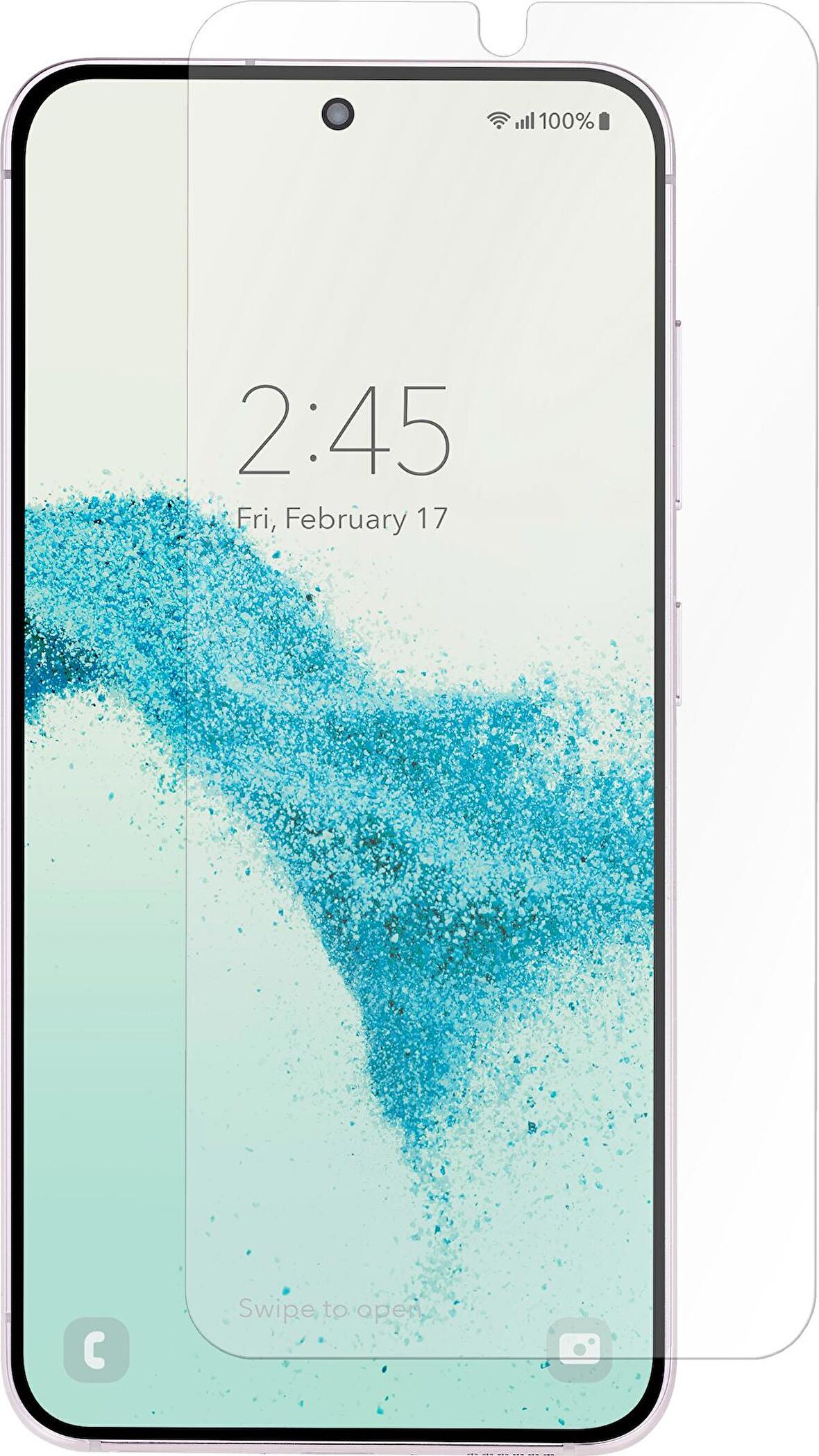 Samsung Galaxy S23 ile Uyumlu Şeffaf Esnek Nano Cam Ekran Koruyucu