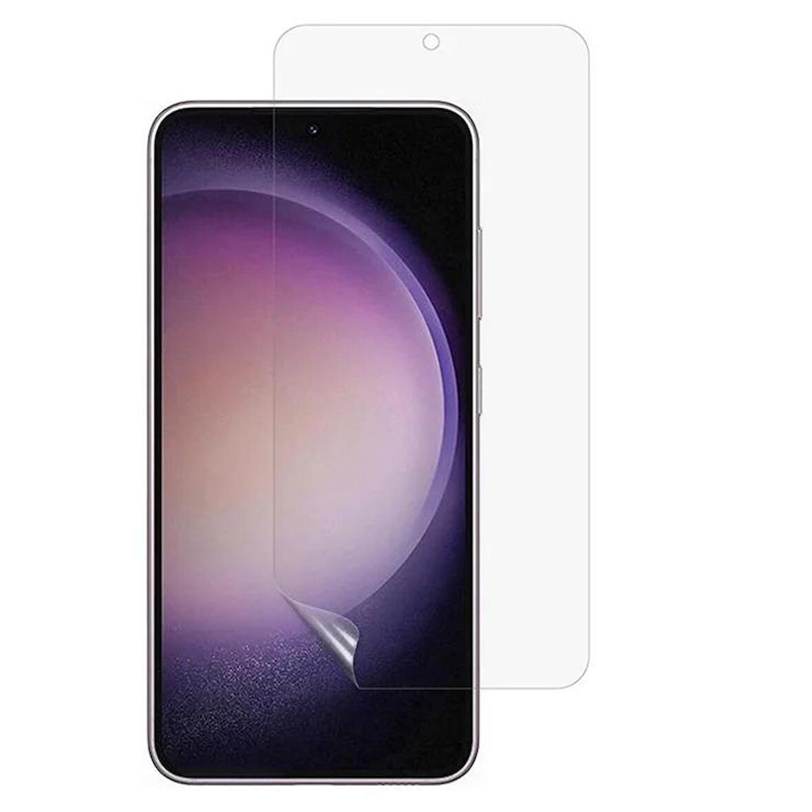 Samsung Galaxy S24+ ile Uyumlu Şeffaf Esnek Nano Cam Ekran Koruyucu