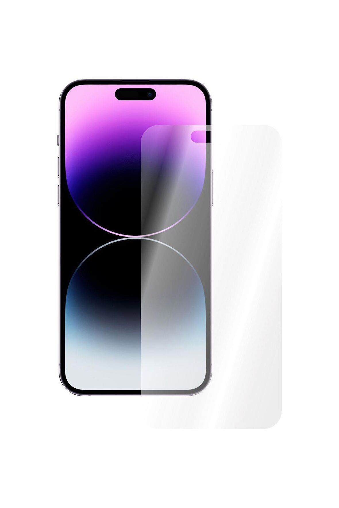 Iphone 14 Pro ile Uyumlu MAT Esnek Nano Cam Ekran Koruyucu