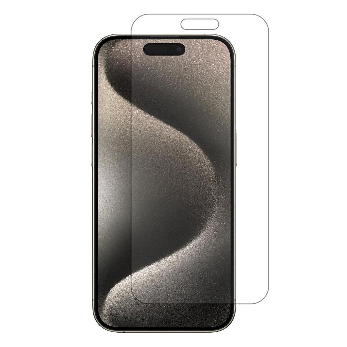 Iphone 15 ile Uyumlu MAT Esnek Nano Cam Ekran Koruyucu