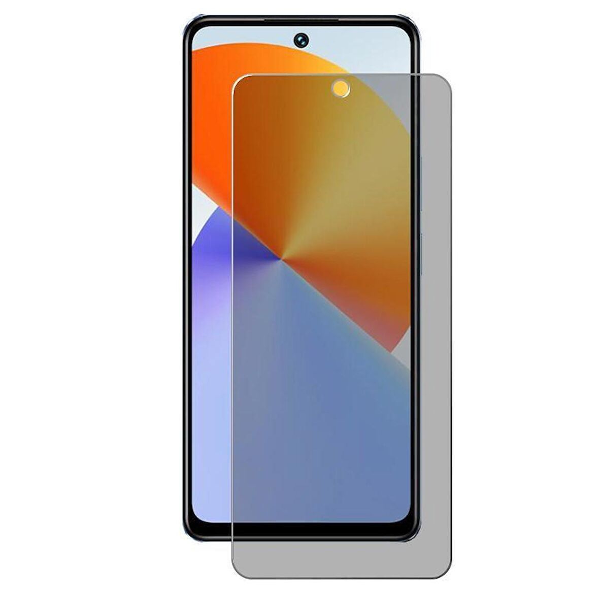 Infinix Note 30 ile Uyumlu HAYALET(Privacy) Esnek 9H Nano Kırılmayan Ekran Koruyucu