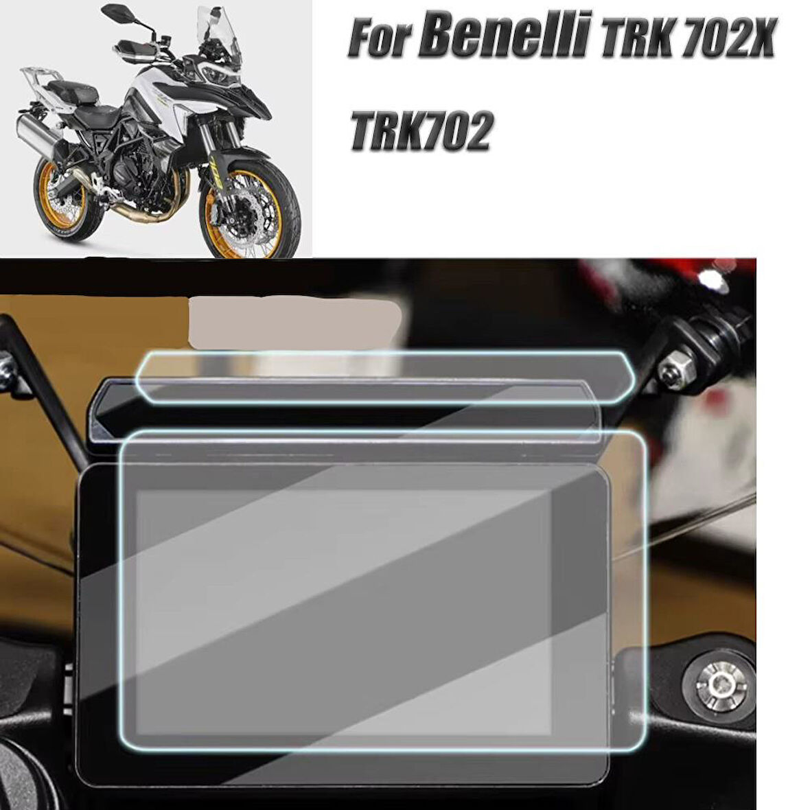 Benelli TRK 702/702X Kilometre Gösterge 9H Nano Ekran Koruyucu Uyumlu 