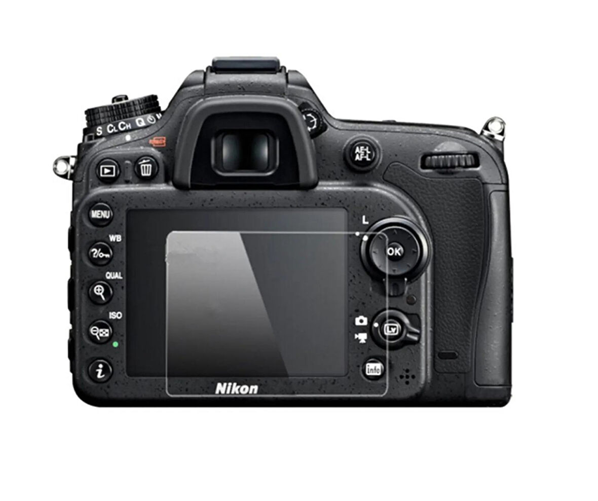 Nikon D7500 Dijital Fotoğraf Makinesi Ekran Koruyucu Uyumlu 9H Nano