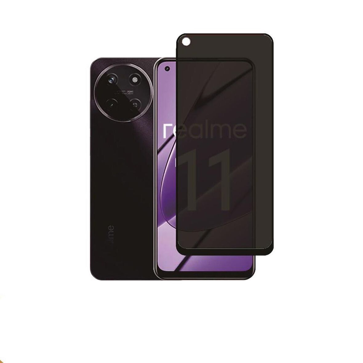 Realme 11 4G ile Uyumlu HAYALET Esnek Nano Kırılmayan Ekran Koruyucu