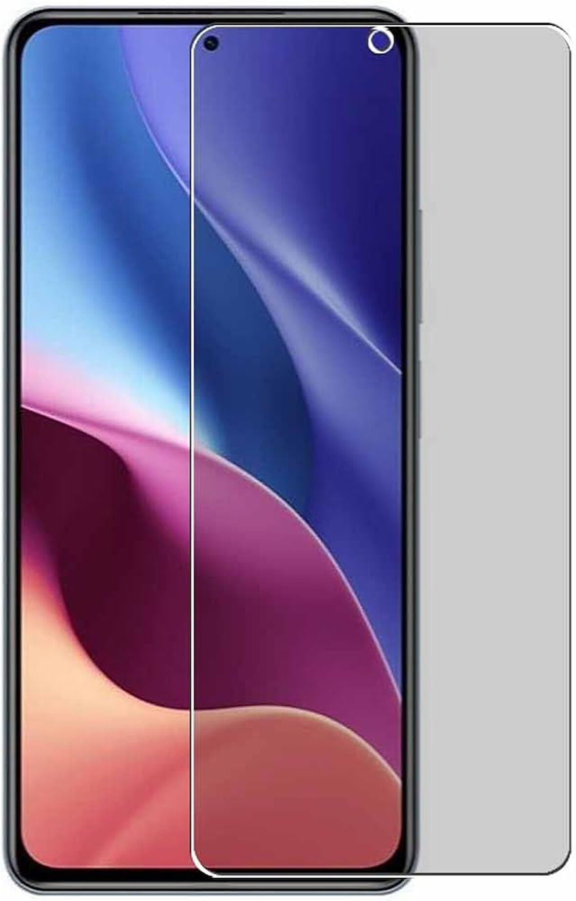 Vivo V30 Lite ile Uyumlu HAYALET(Privacy) Esnek 9H Nano Kırılmayan Ekran Koruyucu