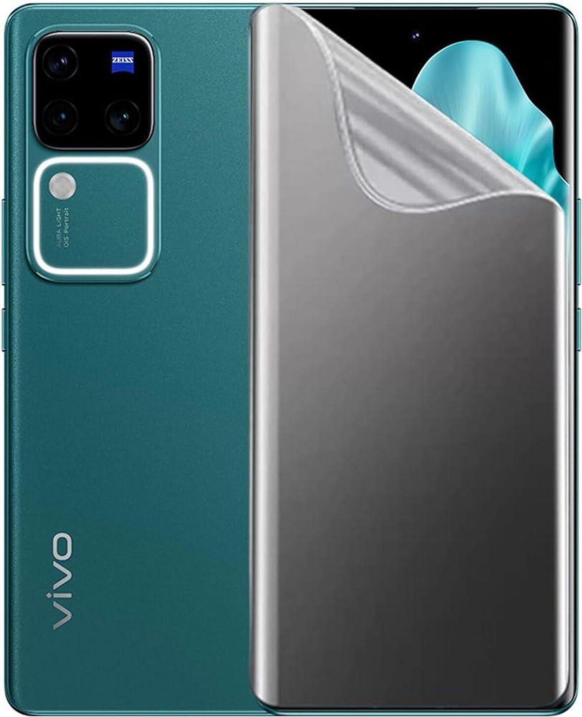 Vivo V30 5G ile Uyumlu Hidrojel Nano Ekran Koruyucu Film MAT