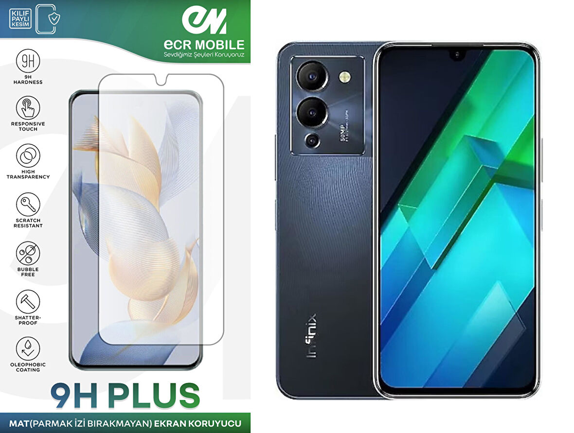 Infinix Note 12 Ekran Koruyucu MAT Parmak İzi Bırakmayan Uyumlu Esnek Nano Kırılmayan