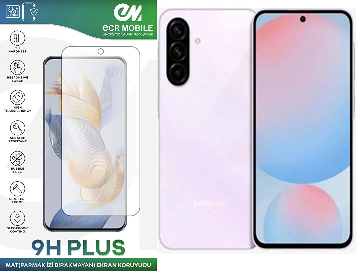 Samsung Galaxy A56 Ekran Koruyucu MAT Parmak İzi Bırakmayan Uyumlu Esnek Nano Kırılmayan