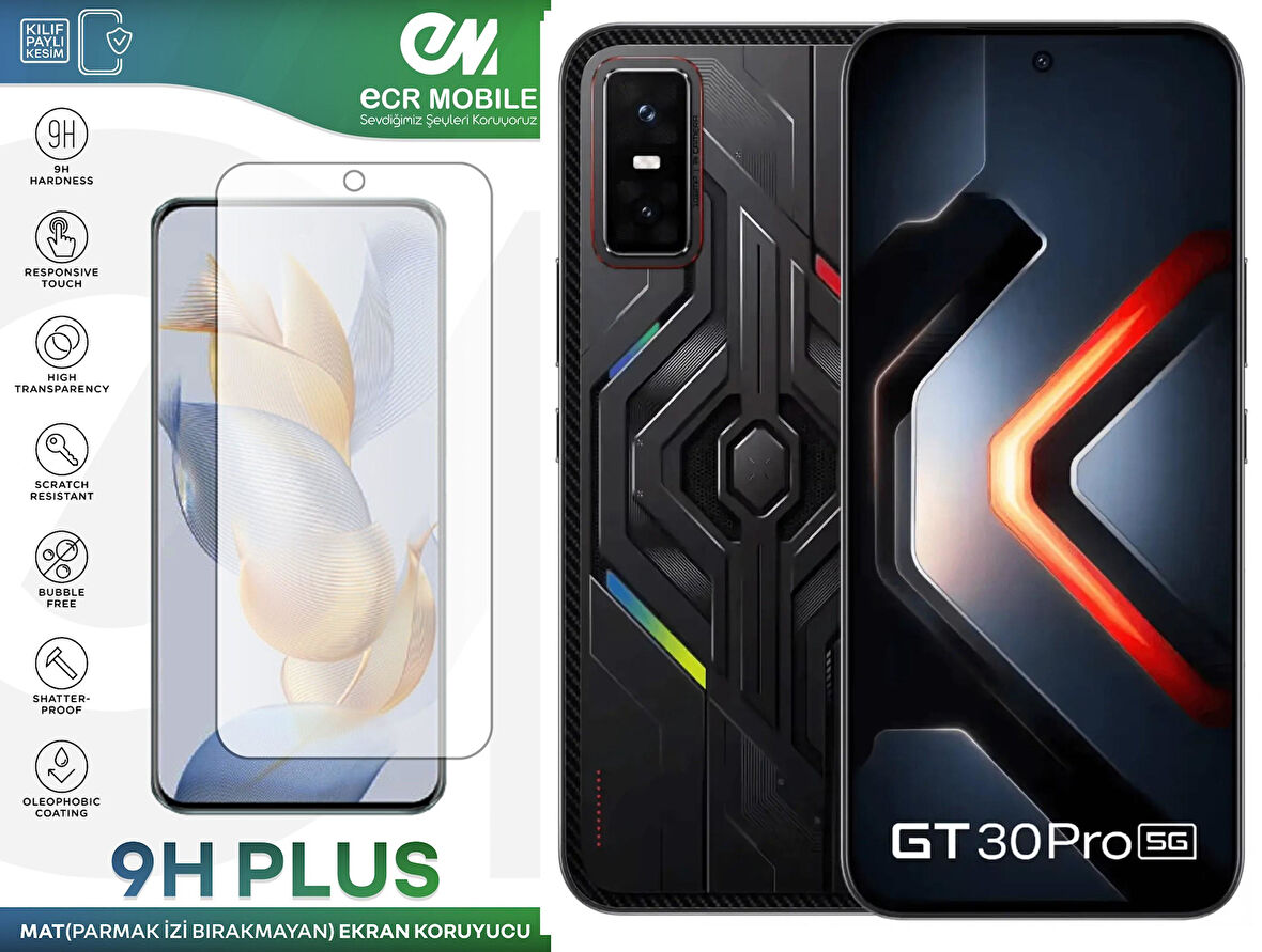 Infinix GT30 Pro Ekran Koruyucu MAT Parmak İzi Bırakmayan Uyumlu Esnek Nano Kırılmayan