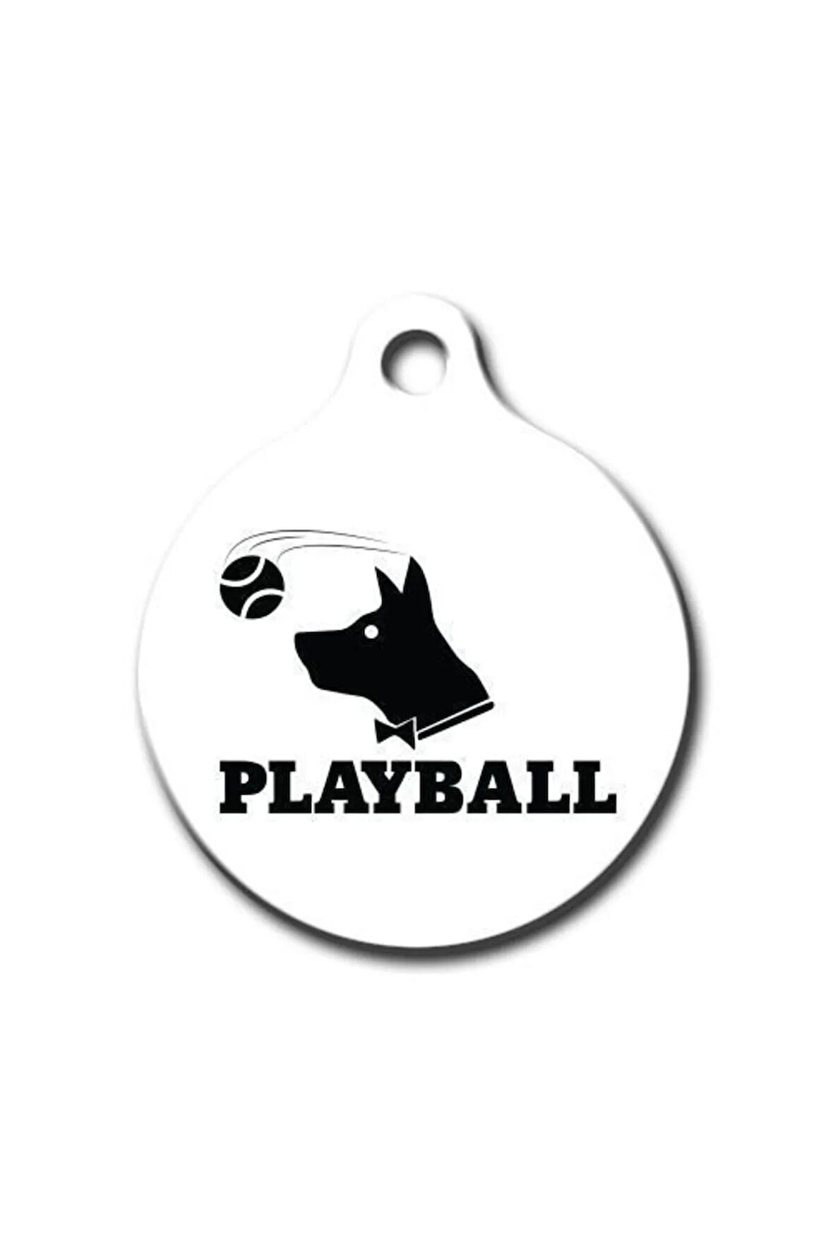Playball Yuvarlak Köpek Künyesi